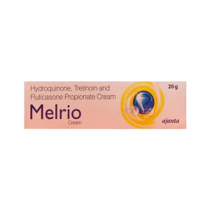 Melrio Skin Whitening Cream (Hydroquinone, Tretinoin & Fluticasone Propionate)