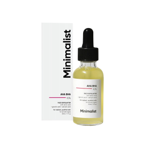 Minimalist AHA BHA 10% Face Exfoliator (Lactic Acid, Glycolic Acid & Salicylic Acid)