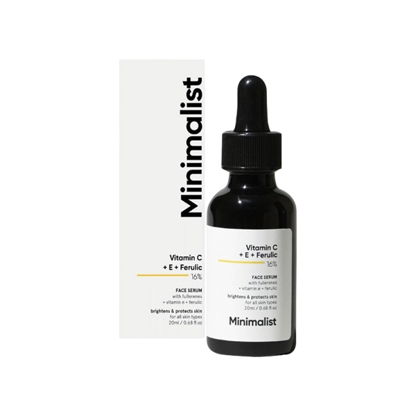 Minimalist Ferulic Face Serum (Vitamin C, Fullerenes Carbon, Ferulic Acid)