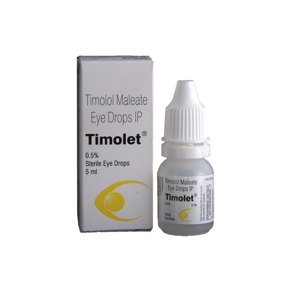 Timolet 5ml Eye Drops (Timolol 5%)