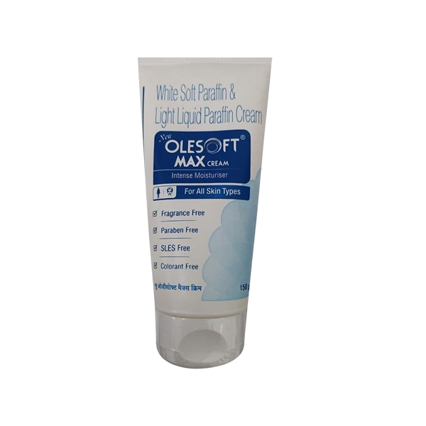 Olesoft Max Paraffin-Based Skin Cream (Light Liquid Paraffin & White Soft Paraffin)