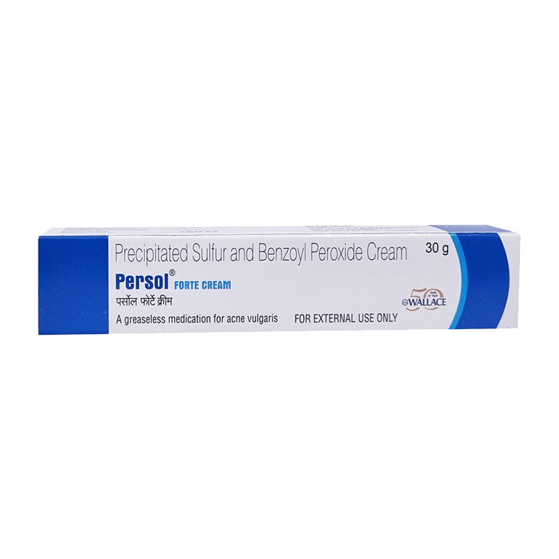 Persol® Forte Cream 30gm (Sulfur & Benzoyl Peroxide)