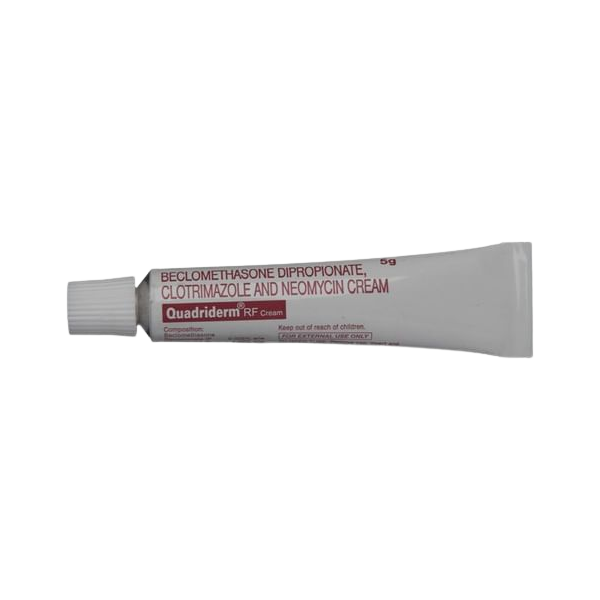 Quadriderm RF Cream (Clotrimazole & Neomycin)