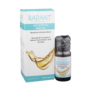 Radant Anti-Stretch Mark Oil (Rose Hip Oil, Tocopherol & Natural Trans Retinoic Acid)