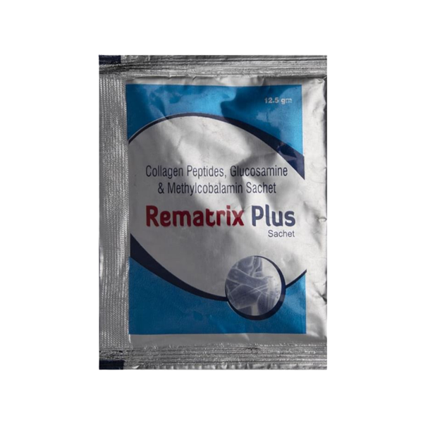 Rematrix Plus Sachets (Collagen Peptides, Glucosamine & Methylcobalamin)