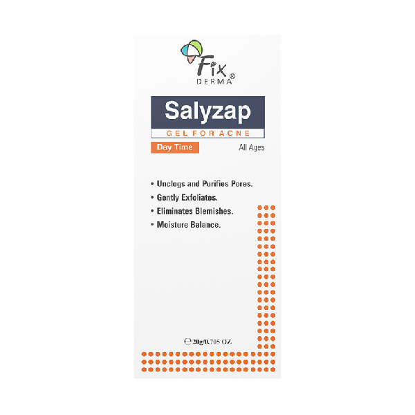 Salyzap Day Time Gel For Acne (Sepicontrol, Salicylic Acid, Nicotinamide, Allantoin & Tea Tree Oil)