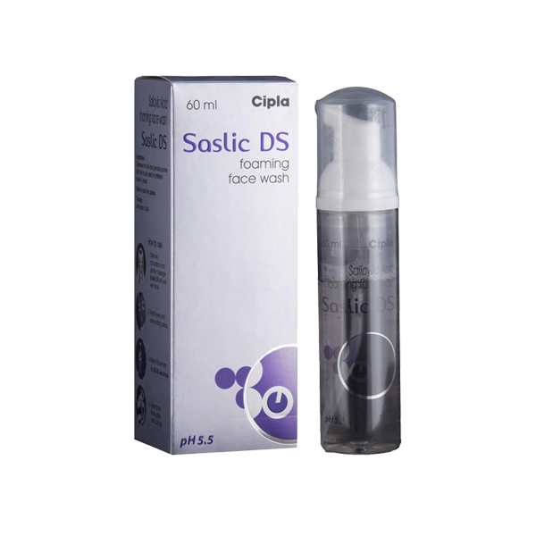 Saslic DS Salicylic Foaming Face Wash (Salicylic Acid)