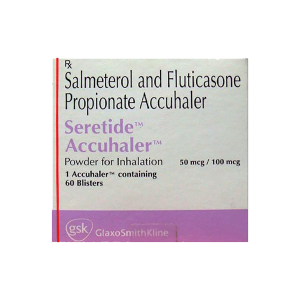 Seretide Accuhaler 50mcg/100mcg (Salmeterol & Fluticasone Propionate)