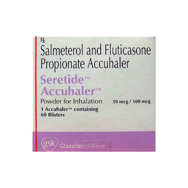 Seretide Accuhaler 50mcg/100mcg (Salmeterol & Fluticasone Propionate)