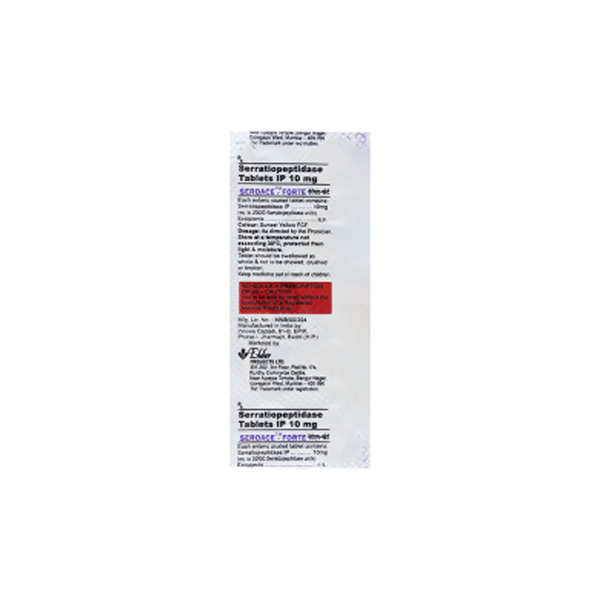 Seroace Forte Serratiopeptidase Tablets