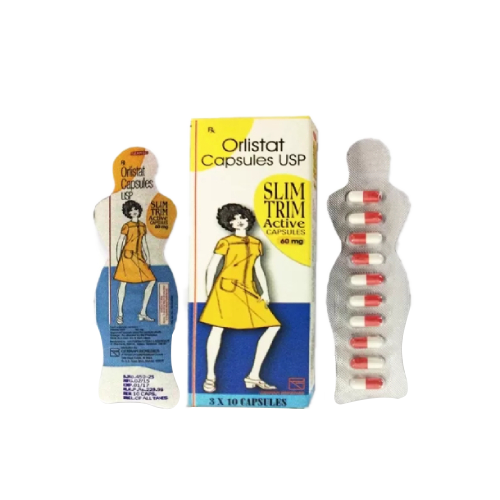 Slim Trim Active Capsules 60mg (Orlistat)