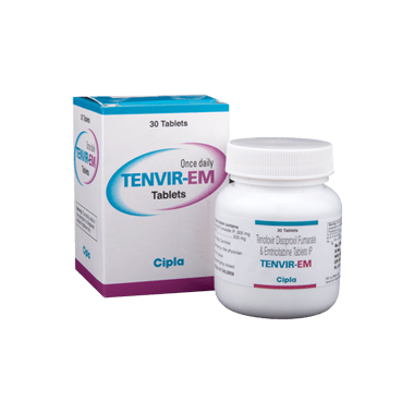 TENVIR-EM Tablet (Emtricitabine & Tenofovir Disoproxil Fumarate)