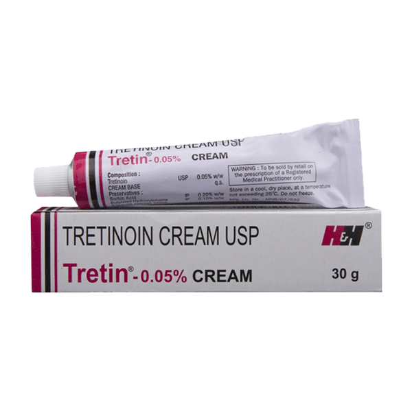 Tretin® Cream 30gm (Tretinoin 0.05%, 0.025%)