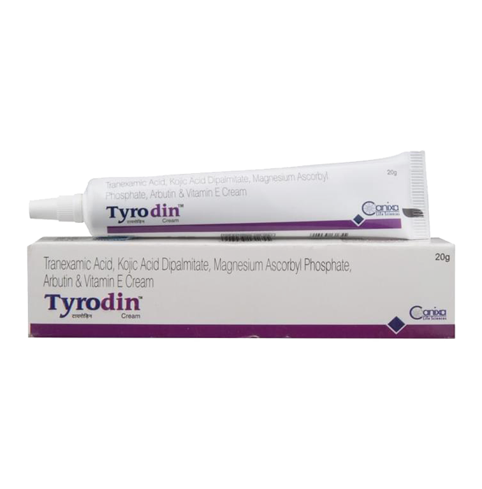 Tyrodin Anti-Pigmentation Cream (Tranexamic Acid, Kojic Acid Dipalmitate, Magnesium Ascorbyl Phosphate, Arbutin & Vitamin E)
