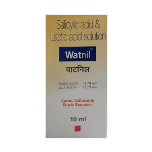 Watnil Warts, Corns, Fungal Solution (Salicylic Acid, Lactic Acid & Corns Solution)