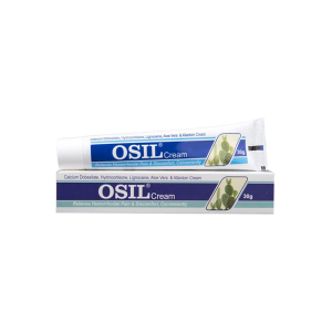 Osil Piles / Hemorrhoids Rectal Cream (Allantoin, Aloe Vera, Calcium, Hydrocortisone & Lidocaine)